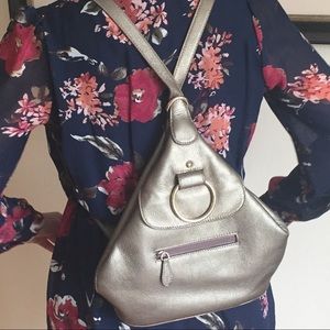 Jones New York Metallic Backpack